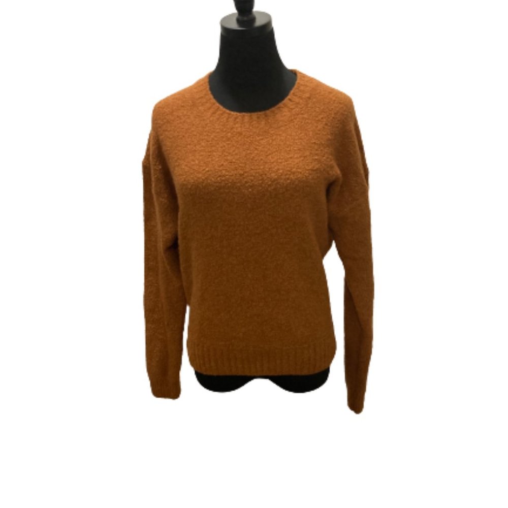 Everlane Women’s Crewneck Sweater in Rust Brown